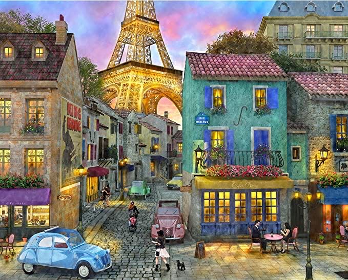 Eiffel Magic - Springbok puzzle collectible [Barcode 091683108244] - Main Image 2