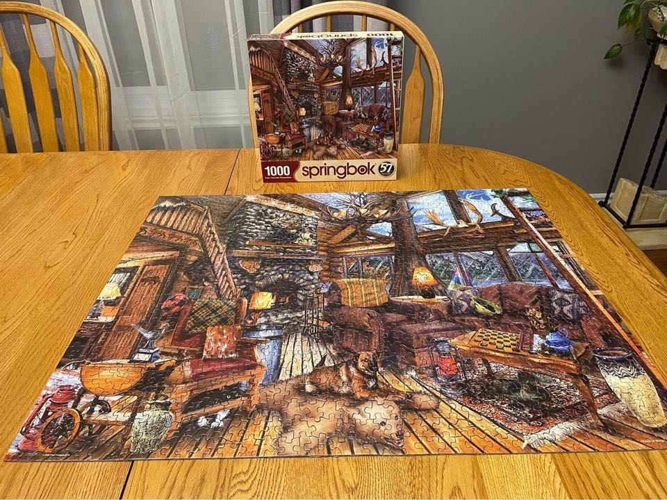 The Hunting Lodge - Seth - Springbok puzzle collectible [Barcode 091683107902] - Main Image 3