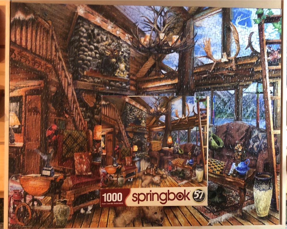 The Hunting Lodge - Seth - Springbok puzzle collectible [Barcode 091683107902] - Main Image 4
