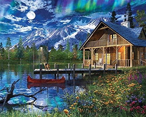 Moon Cabin Retreat - Springbok puzzle collectible - Main Image 2