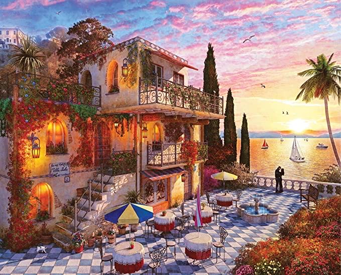 Mediterranean Romance - Springbok puzzle collectible - Main Image 2