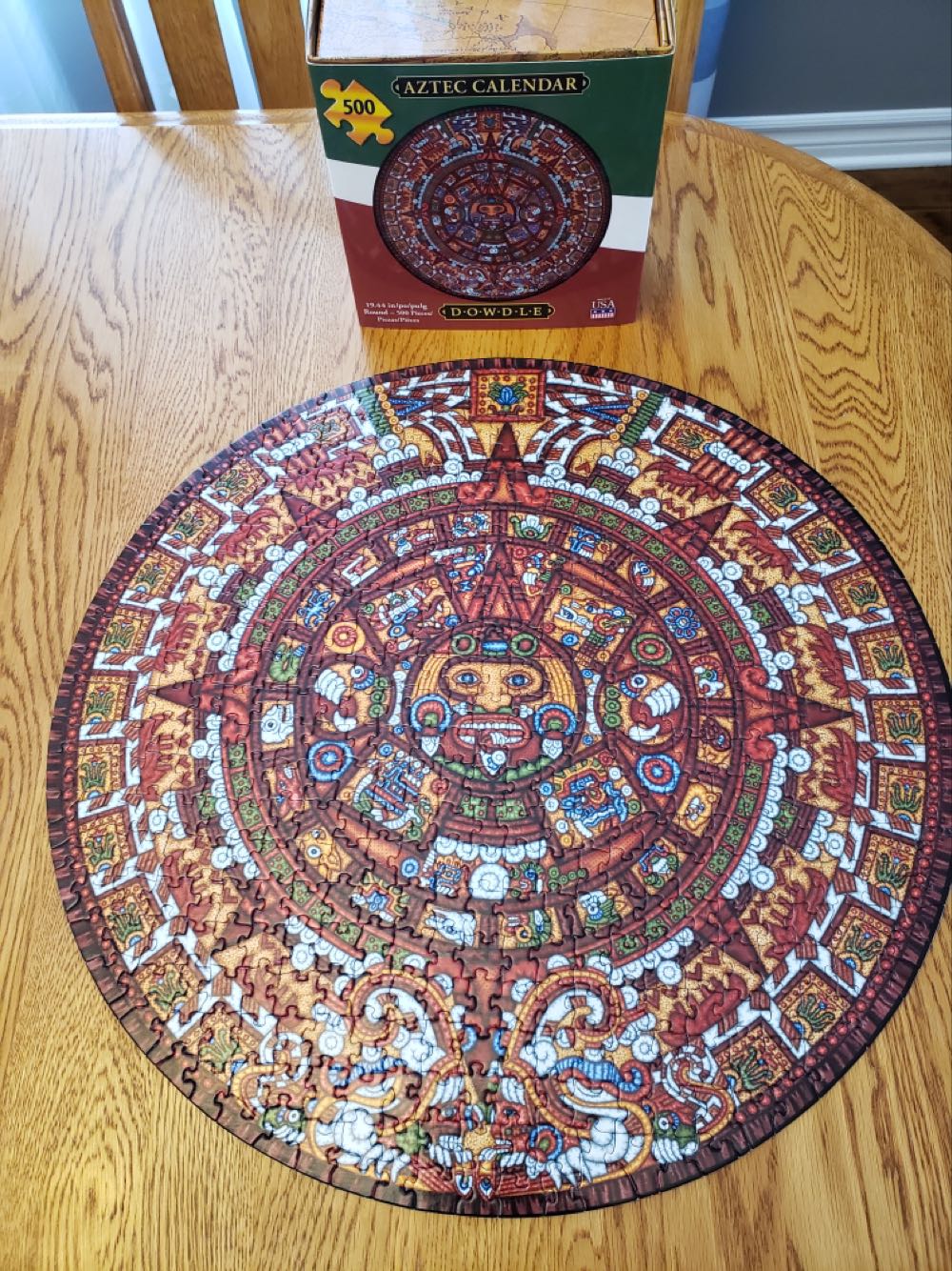 Aztec Calendar - Dowdle Puzzles puzzle collectible [Barcode 671095001175] - Main Image 3