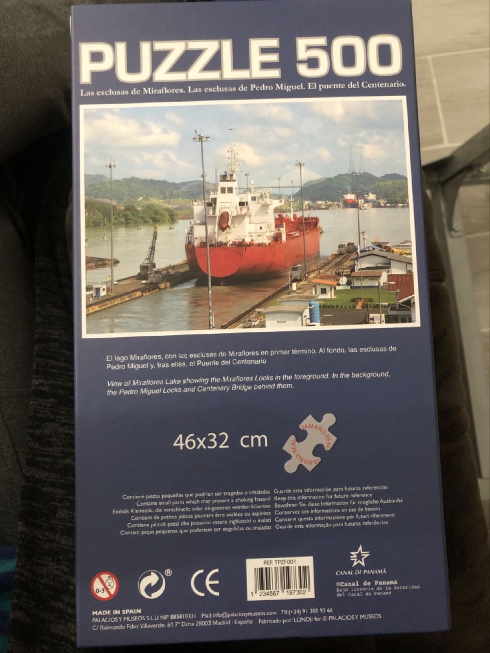 Las Esclusas De Miraflores - Canal de Panama puzzle collectible [Barcode 1234567197302] - Main Image 2
