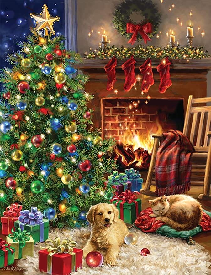 Christmas Morning - Springbok puzzle collectible - Main Image 2