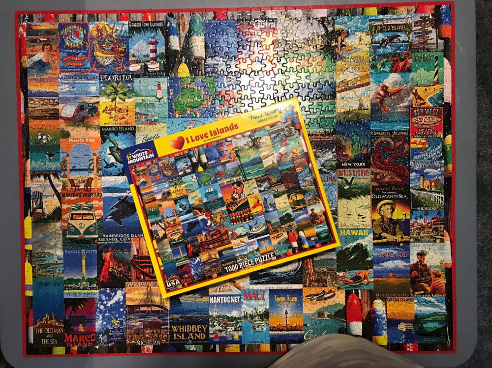 I Love Islands - Not Yet - White Mountain puzzle collectible - Main Image 3