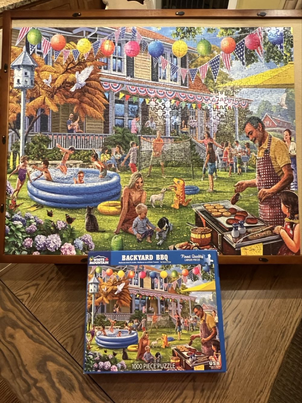 Backyard BBQ - White Mountain puzzle collectible - Main Image 3