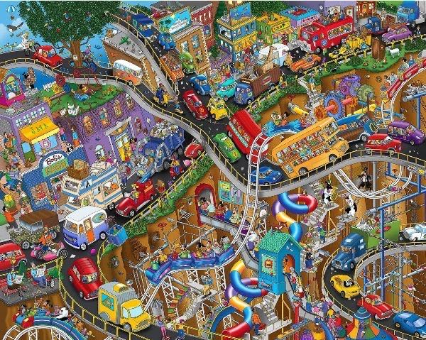 Getting Away - Springbok puzzle collectible - Main Image 2