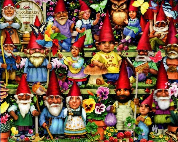 Gnomes Galore - Vermont Christmas Company puzzle collectible - Main Image 2
