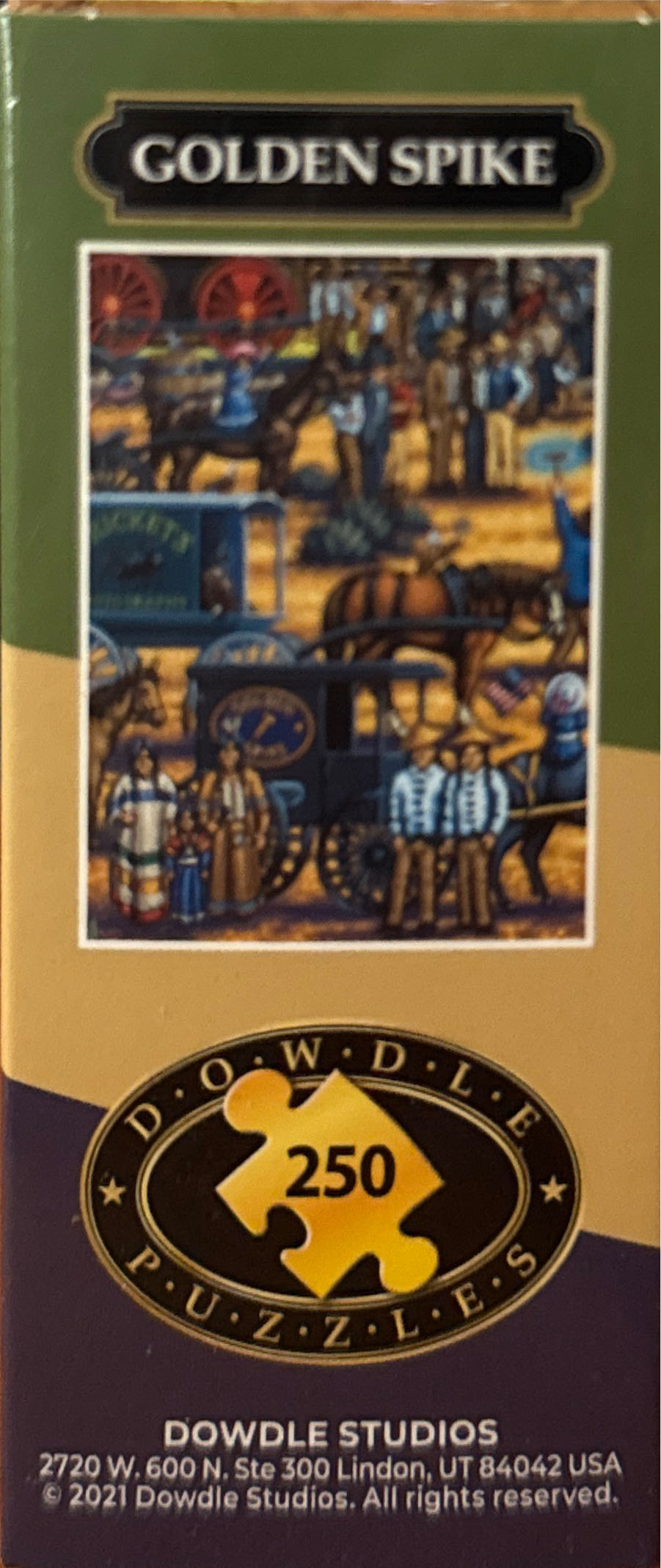 Golden Spike - Dowdle Puzzles puzzle collectible [Barcode 671095002356] - Main Image 4