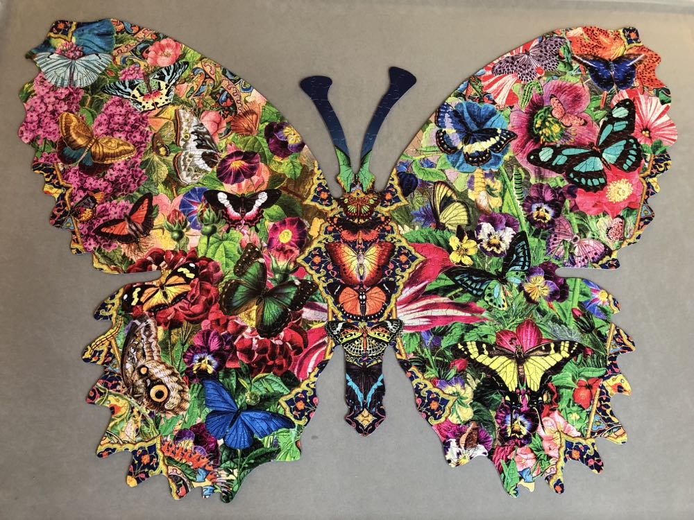 Butterfly Menagerie - SunsOut puzzle collectible [Barcode 796780961272] - Main Image 2