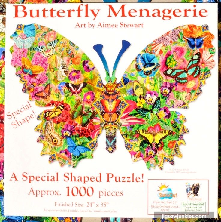 Butterfly Menagerie - SunsOut puzzle collectible [Barcode 796780961272] - Main Image 4