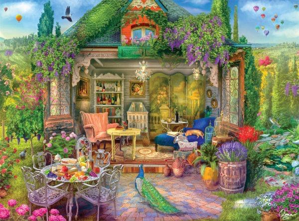 Wine Country Escape - COMPLETED - Buffalo Games puzzle collectible [Barcode 079346127078] - Main Image 2