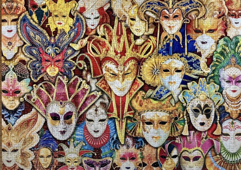 Ventian Masks - Eurographics puzzle collectible [Barcode 628136655347] - Main Image 3