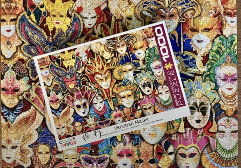 Ventian Masks - Eurographics puzzle collectible [Barcode 628136655347] - Main Image 4