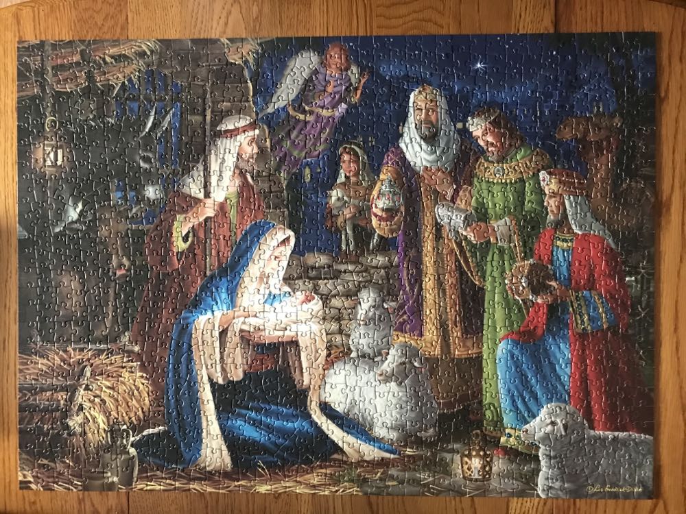Miracle In Bethlehem - Cobble Hill puzzle collectible [Barcode 625012802482] - Main Image 2