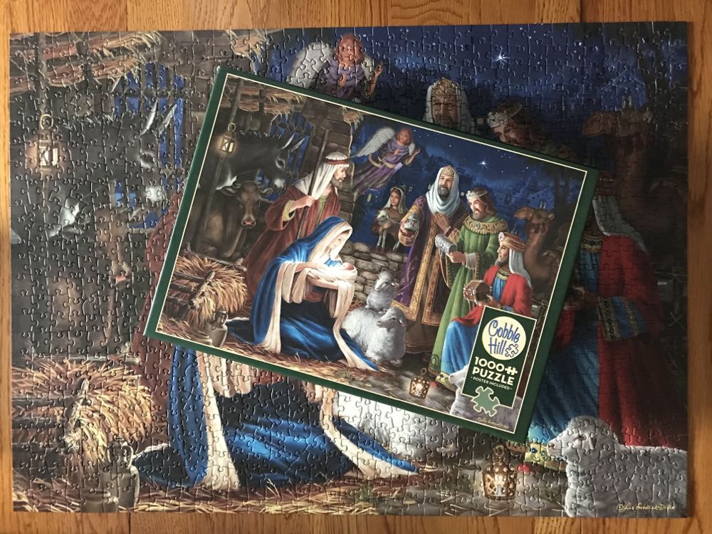 Miracle In Bethlehem - Cobble Hill puzzle collectible [Barcode 625012802482] - Main Image 3