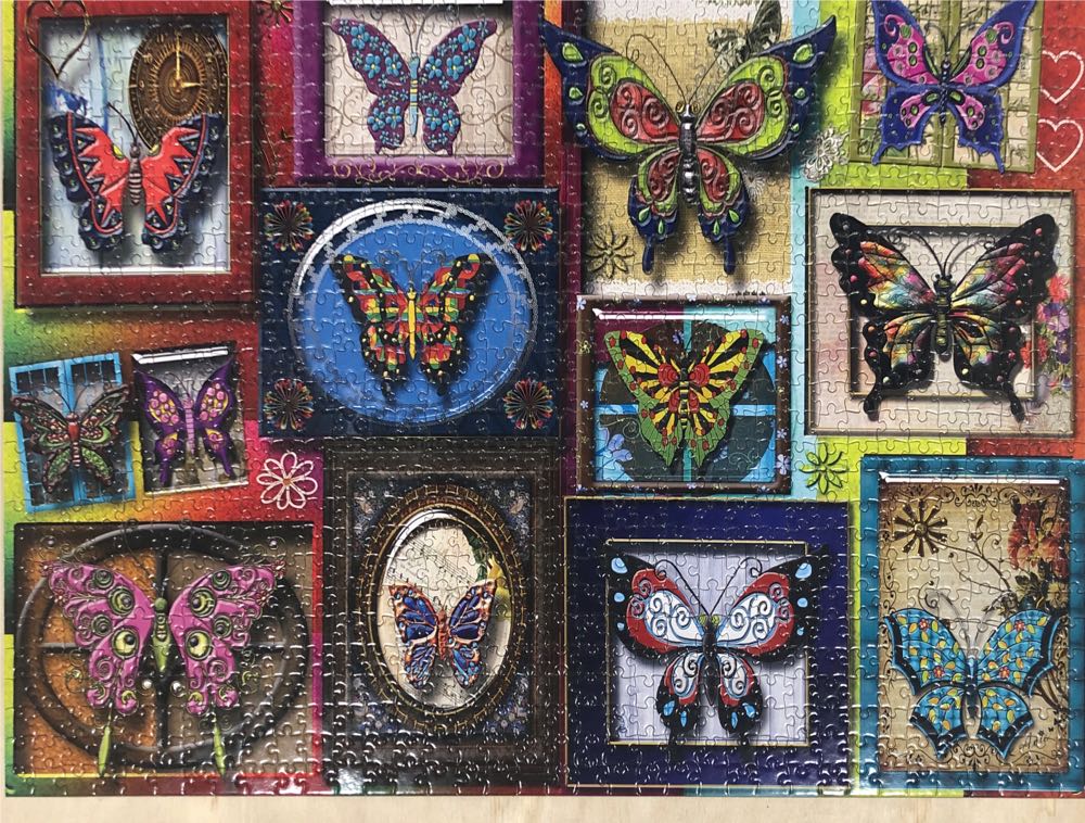 Butterflies - JaCaRou puzzle collectible [Barcode 659436592209] - Main Image 2