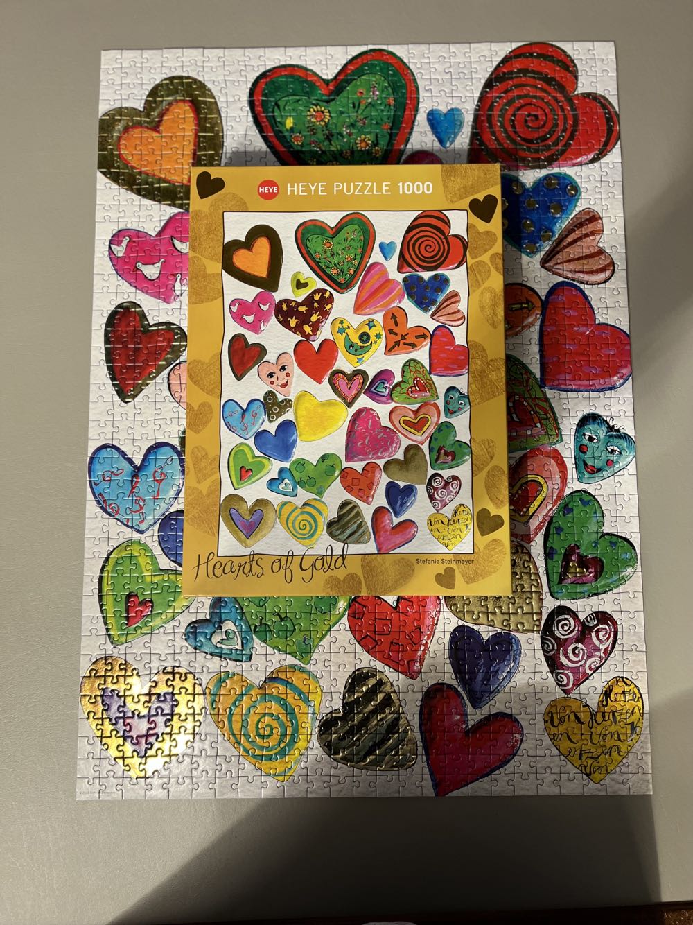 Hearts Of Gold - Heye Puzzle puzzle collectible [Barcode 4001689297084] - Main Image 3
