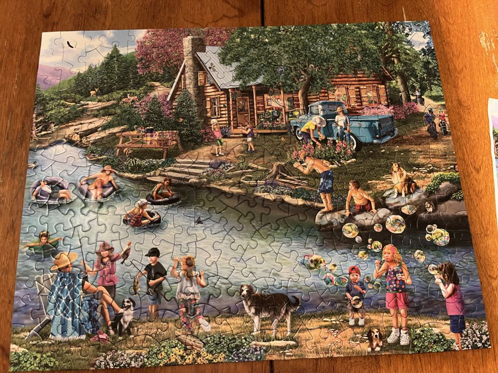 Summer Outing - Bits And Pieces puzzle collectible - Main Image 3