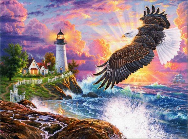 The Guiding Light - Cra-Z-Art puzzle collectible - Main Image 2