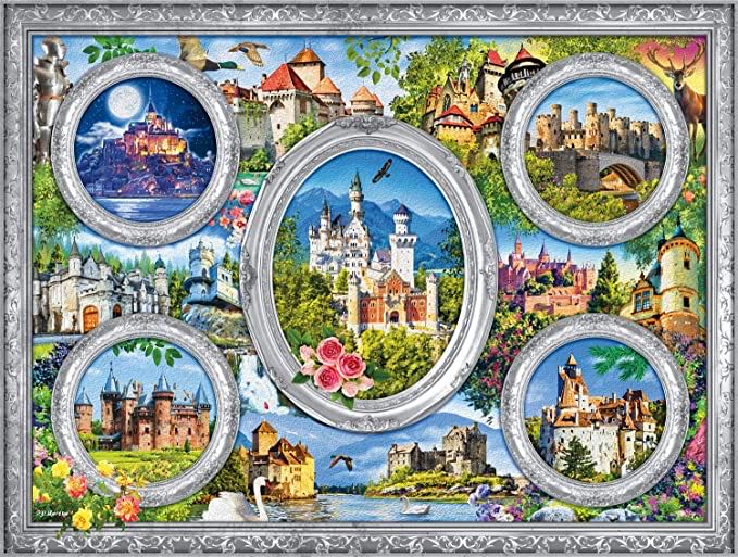 Majestic Castles - SOLD - Buffalo puzzle collectible - Main Image 2