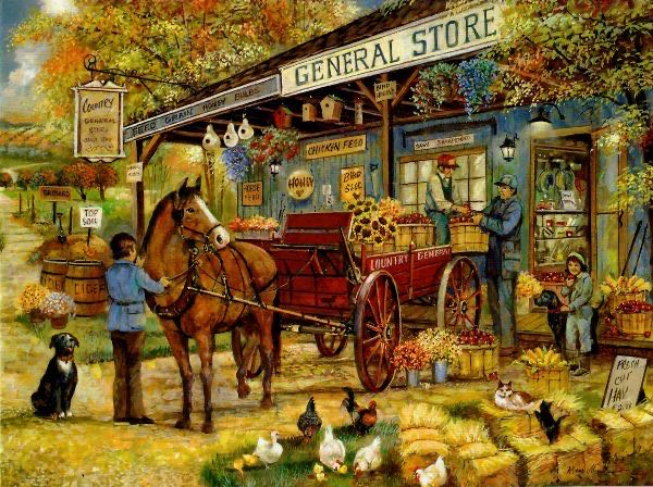 A Visit To The General Store - Bits And Pieces puzzle collectible - Main Image 2