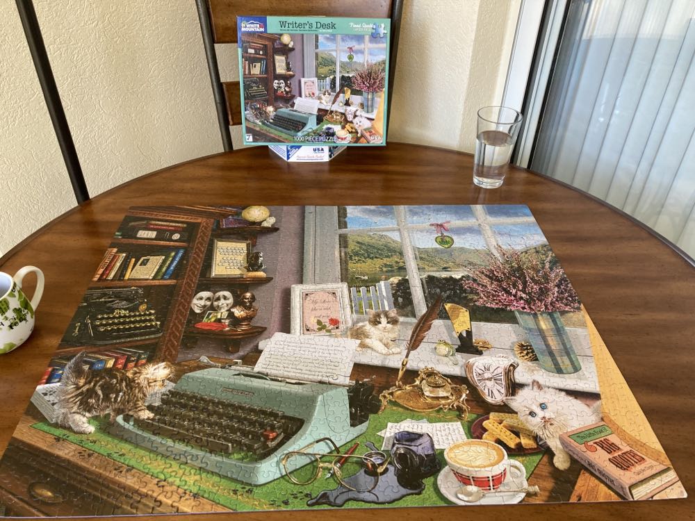 Pending Writer’s Desk - White Mountain puzzle collectible [Barcode 724819262670] - Main Image 2