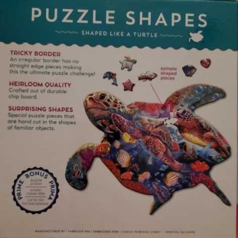 Shaped Like A Turtle - Ceaco puzzle collectible [Barcode 021081240918] - Main Image 2