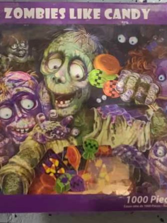 Zombies Like Candy - Vermont Christmas Company puzzle collectible - Main Image 3