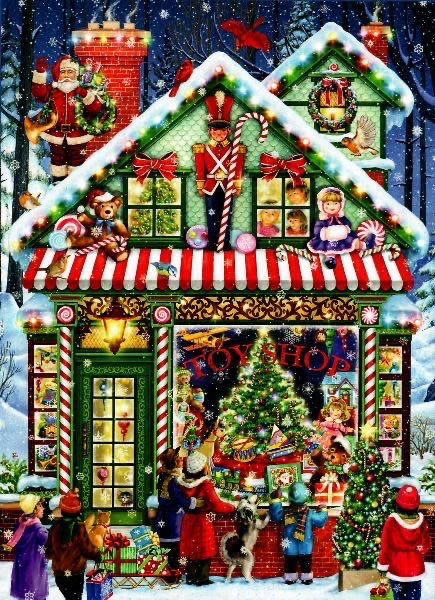 Toy Shop - Vermont Christmas Company puzzle collectible - Main Image 2