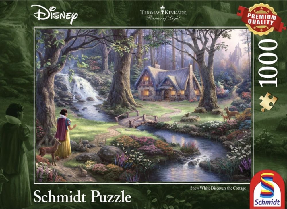 Snow White Discovers The Cottage - Schmidt puzzle collectible [Barcode 4001504594855] - Main Image 1