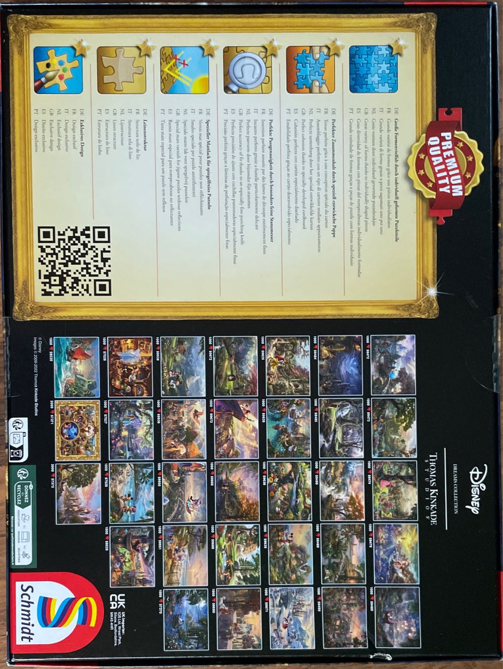 Disney Beauty and the Beast Dancing in the Moonlight - Schmidt Puzzle puzzle collectible [Barcode 4001504594848] - Main Image 3