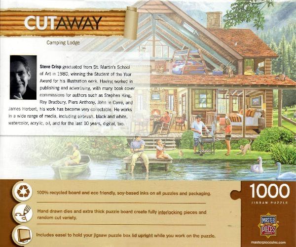 Camping Lodge (Inside Out) - Master Pieces 🇺🇸 puzzle collectible - Main Image 2