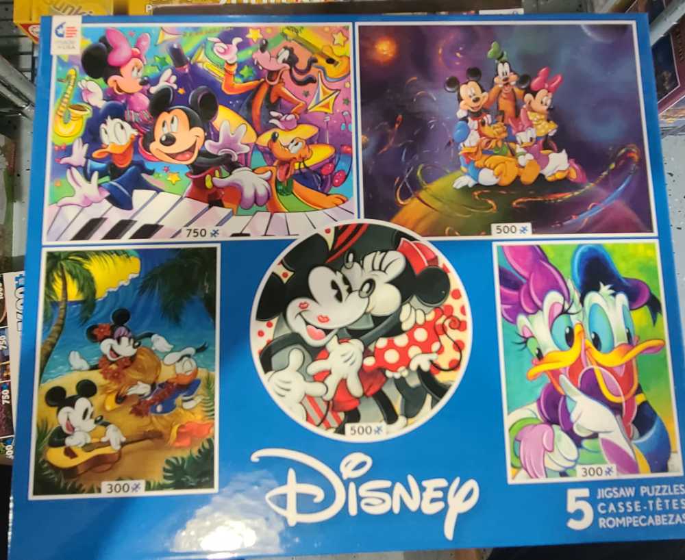 Ceaco: Disney 5-Pack - Ceaco puzzle collectible [Barcode 021081370059] - Main Image 2
