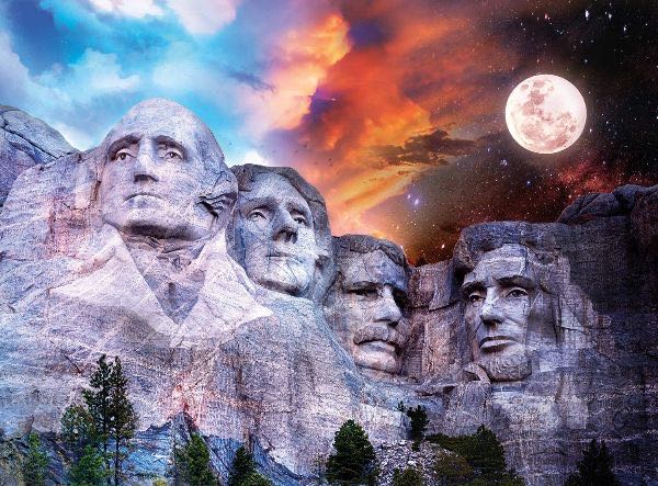 Mount Rushmore - Buffalo Games puzzle collectible - Main Image 2