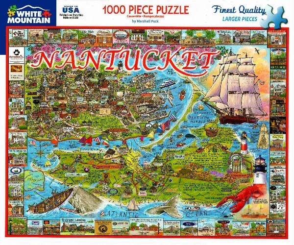 SOLD - Nantucket - White Mountain puzzle collectible - Main Image 1