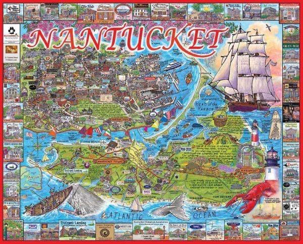 SOLD - Nantucket - White Mountain puzzle collectible - Main Image 2