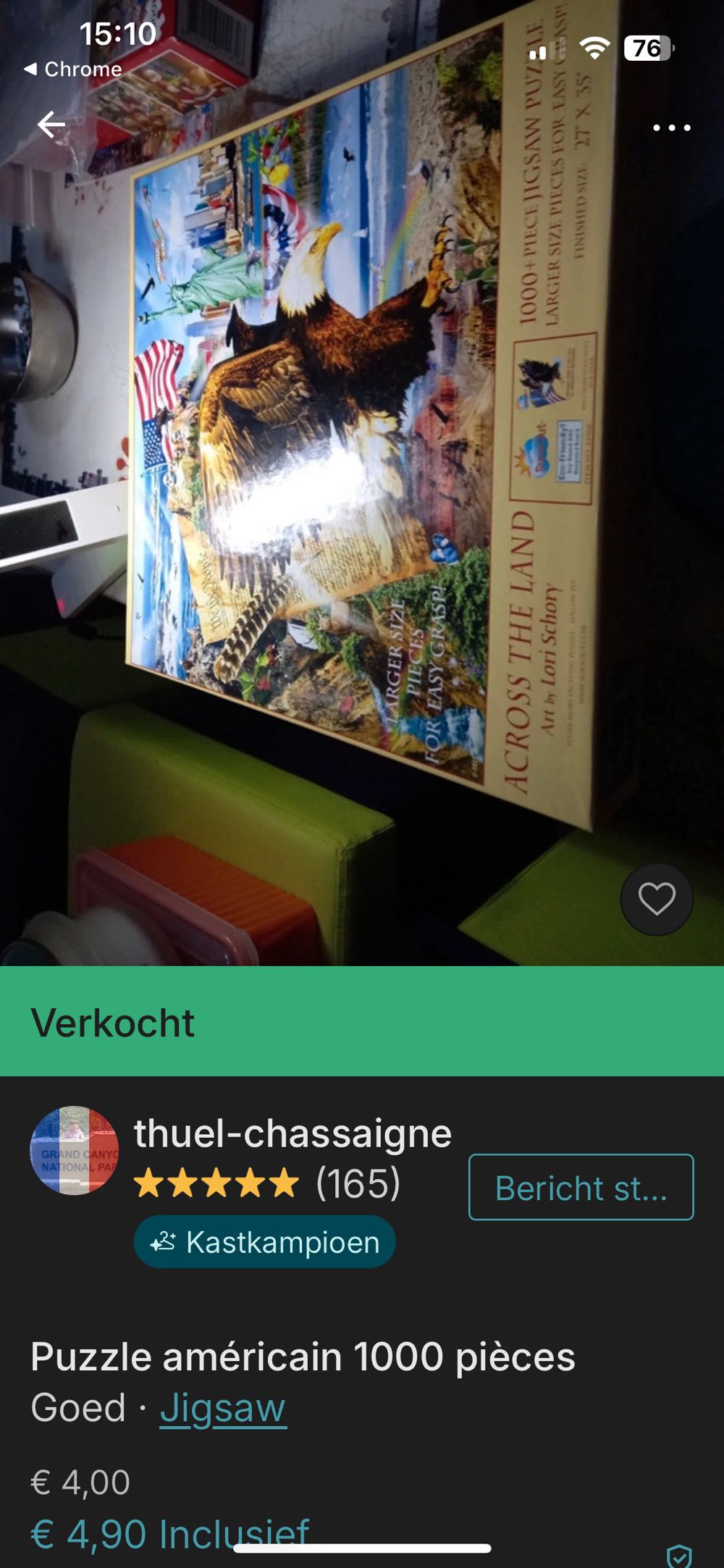 Across the land - SunsOut puzzle collectible [Barcode 796780349087] - Main Image 3