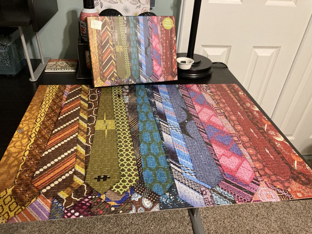 Vintage Neckties - Galison puzzle collectible [Barcode 9780735348929] - Main Image 2