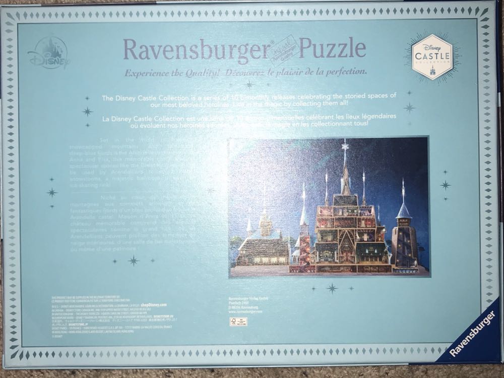 Disney Castle Limited Release #2 Elsa NEW - Ravensburger puzzle collectible [Barcode 460059301389] - Main Image 2