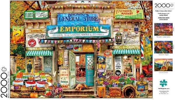 Brown’s General Store - Buffalo Games puzzle collectible - Main Image 3