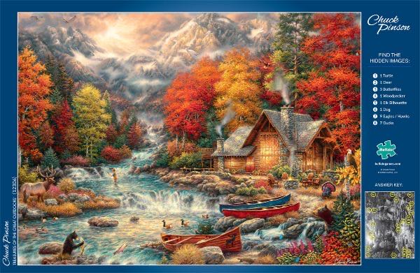 Treasures Of The Great Outdoors - Buffalo Games puzzle collectible - Main Image 3