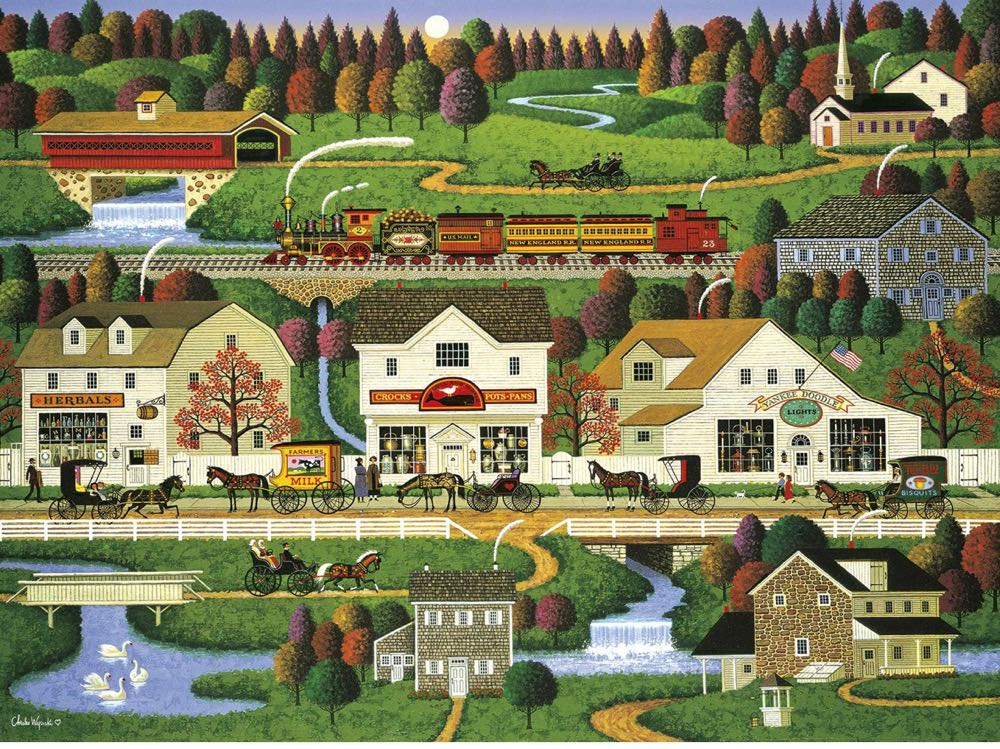 Yankee Wink Hollow (BAV) 🧩 - Buffalo Games puzzle collectible - Main Image 2
