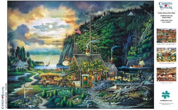 Moonlight & Roses - Buffalo puzzle collectible - Main Image 3