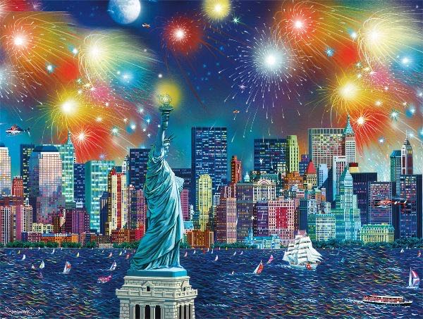 Manhattan Celebration - Buffalo Games puzzle collectible - Main Image 2