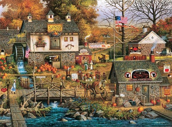 Olde Buck’s County - FOR SALE OR TRADE - Buffalo puzzle collectible - Main Image 2