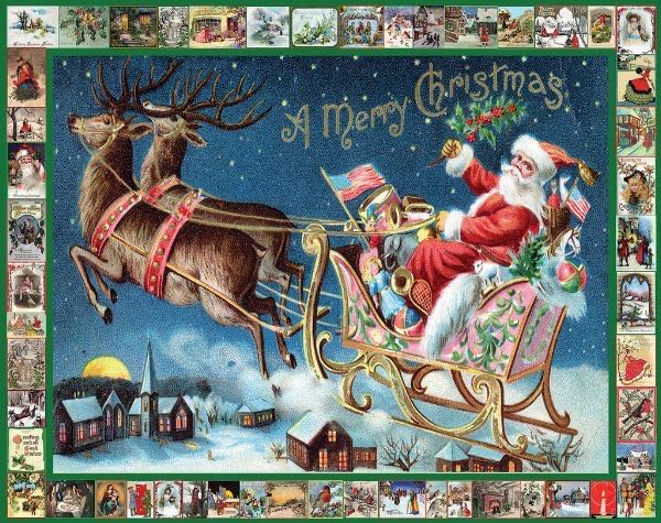 Santa’s Sleigh - White Mountain 🇺🇸 puzzle collectible - Main Image 2