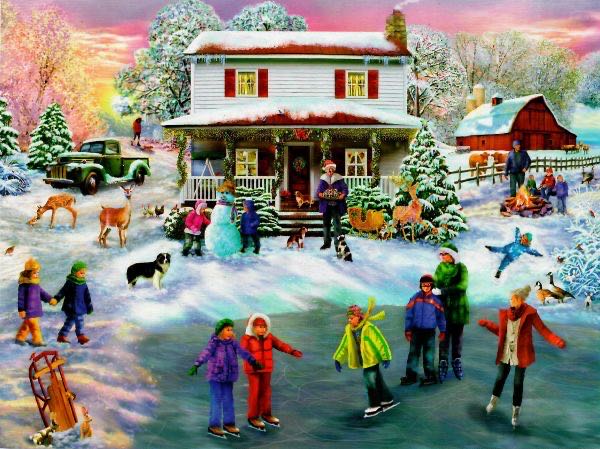 Christmas Cocoa - Bits And Pieces puzzle collectible - Main Image 2