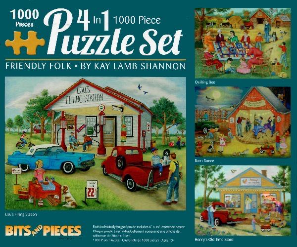 Lou’s Filling Station - Bits & Pieces puzzle collectible - Main Image 2