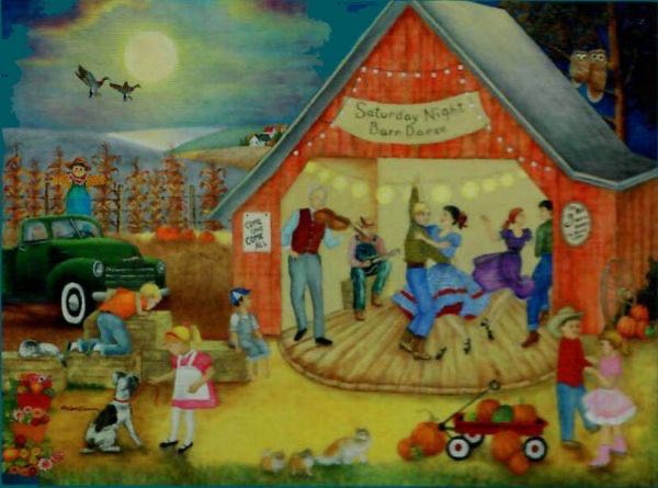 Barn Dance - Bits And Pieces puzzle collectible - Main Image 1
